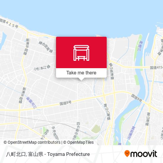 八町北口 map