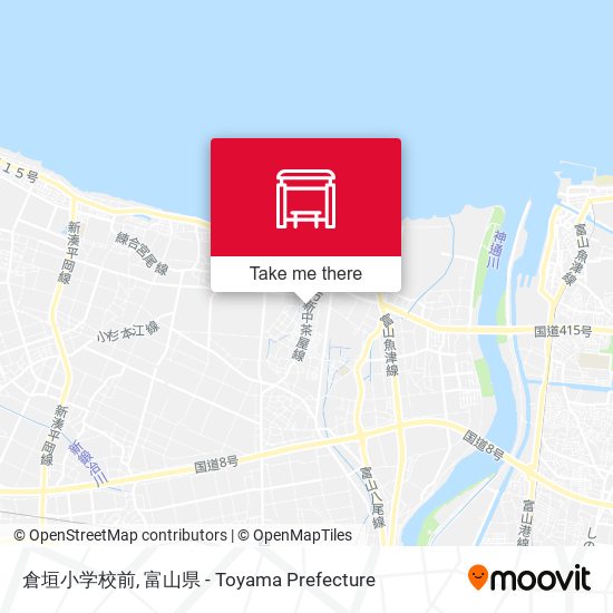 倉垣小学校前 map