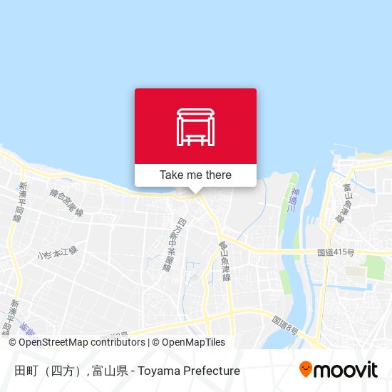 田町（四方） map