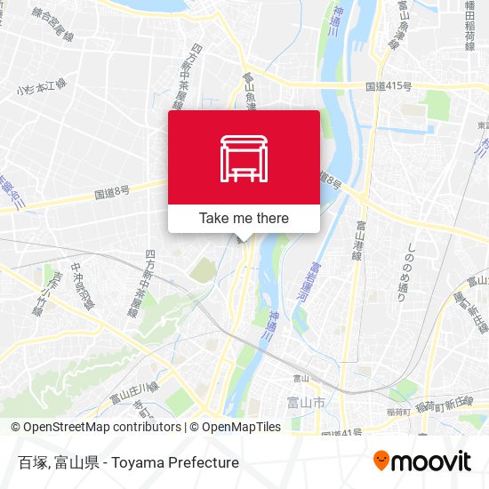 百塚 map