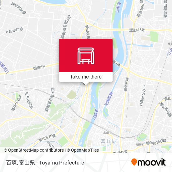 百塚 map