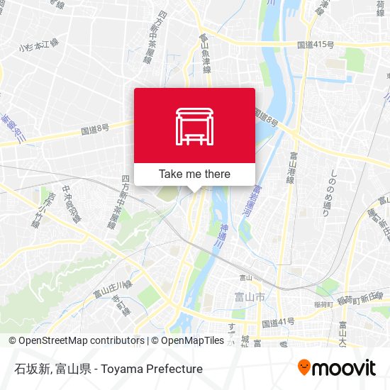 石坂新 map