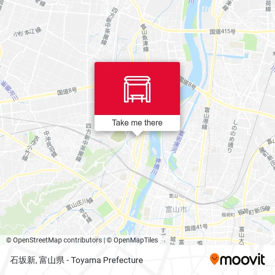 石坂新 map