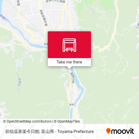 岩稲温泉楽今日館 map
