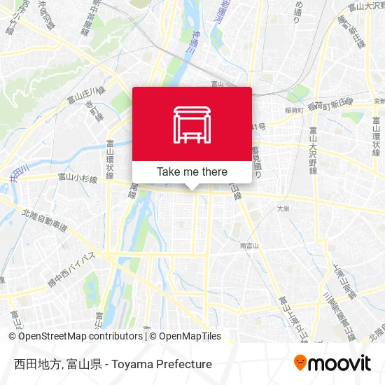 西田地方 map