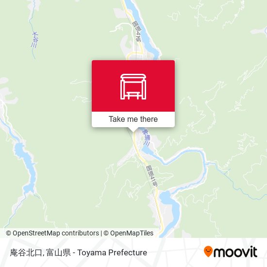 庵谷北口 map