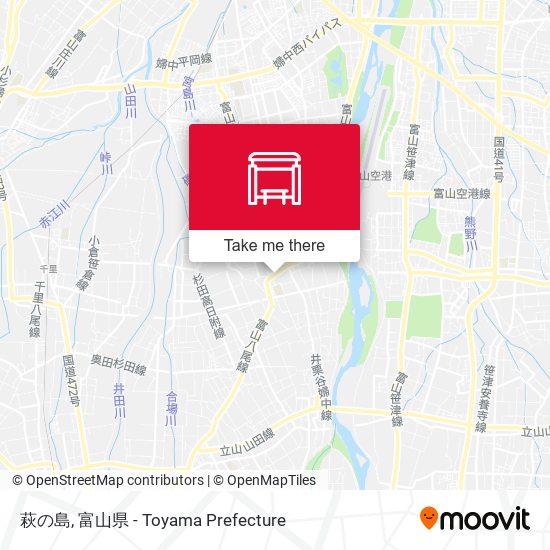 萩の島 map