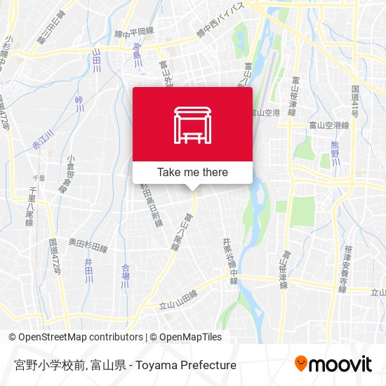 宮野小学校前 map