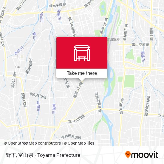 野下 map