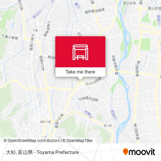 大杉 map