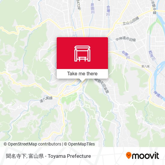 聞名寺下 map