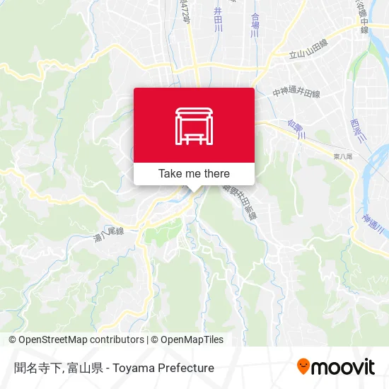 聞名寺下 map