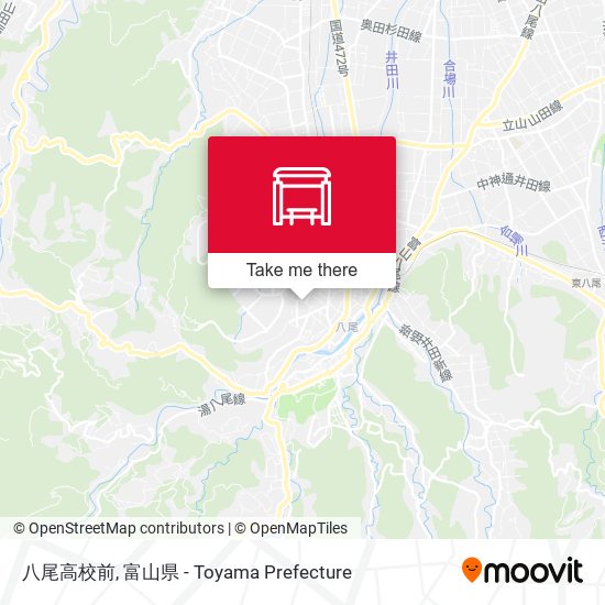 八尾高校前 map