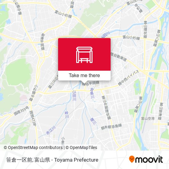 笹倉一区前 map