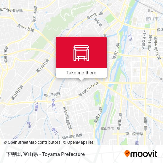 下轡田 map