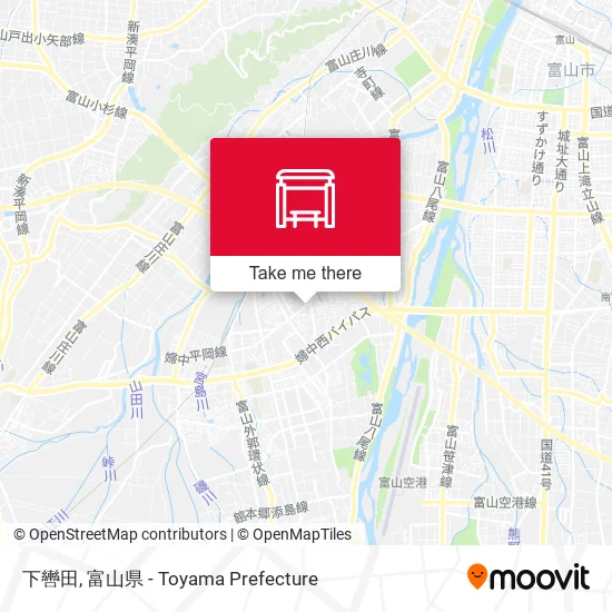 下轡田 map