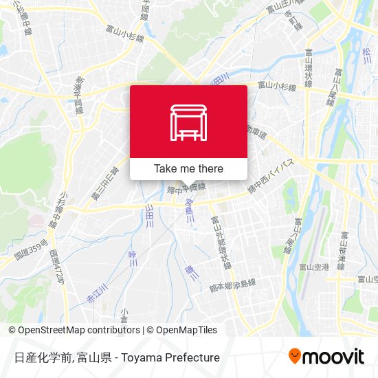 日産化学前 map