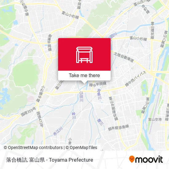 落合橋詰 map