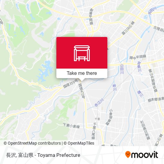 長沢 map