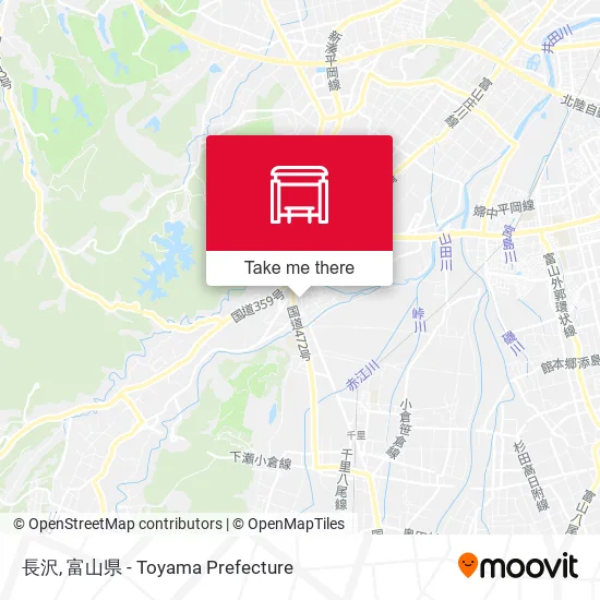 長沢 map