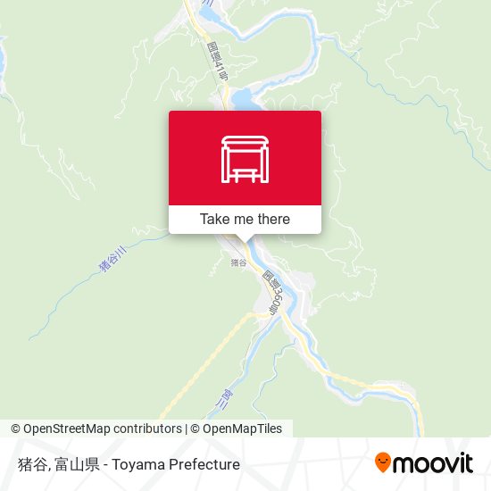 猪谷 map