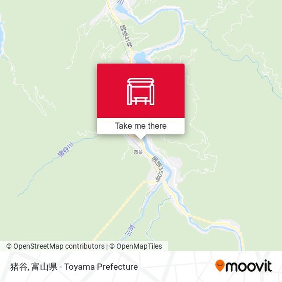 猪谷 map