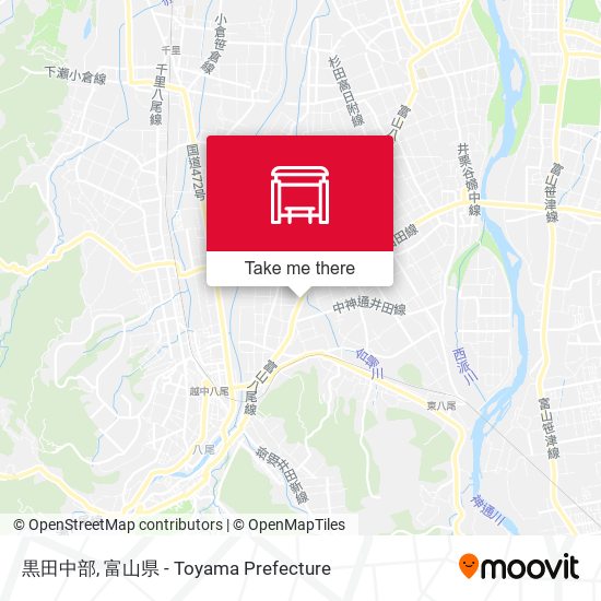黒田中部 map