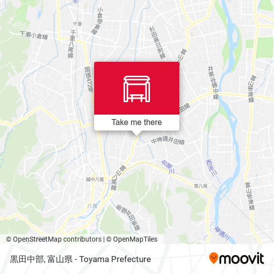 黒田中部 map