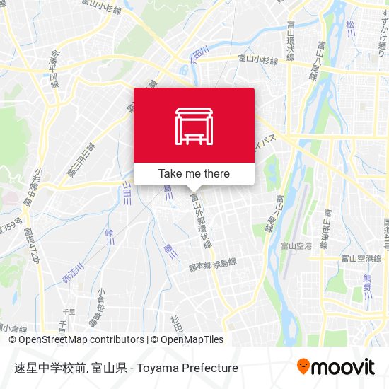 速星中学校前 map