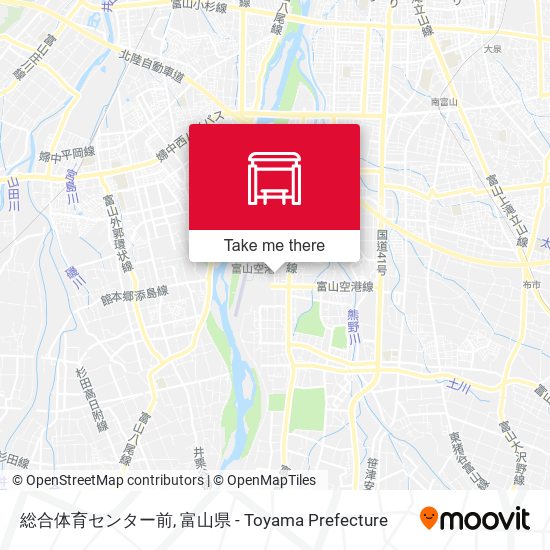 総合体育センター前 map