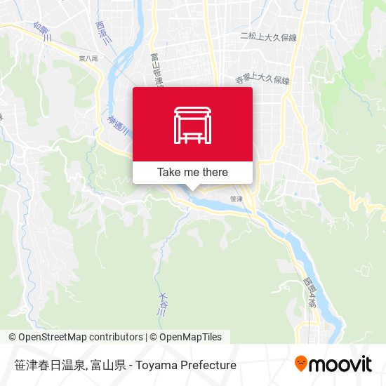 笹津春日温泉 map