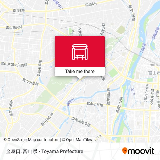 金屋口 map