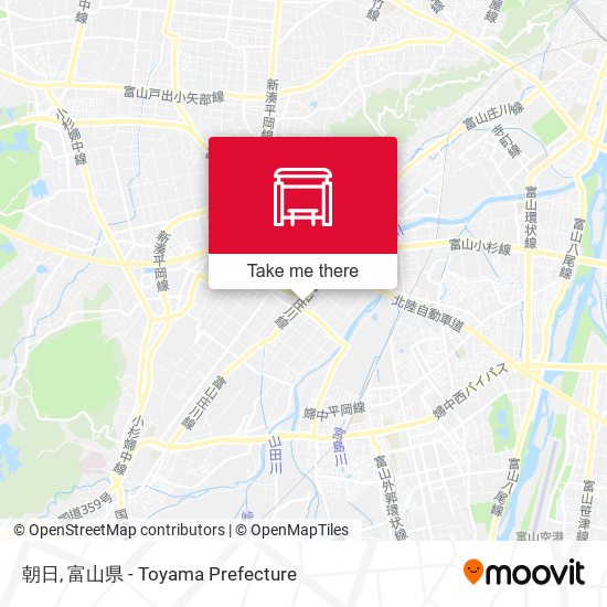 朝日 map