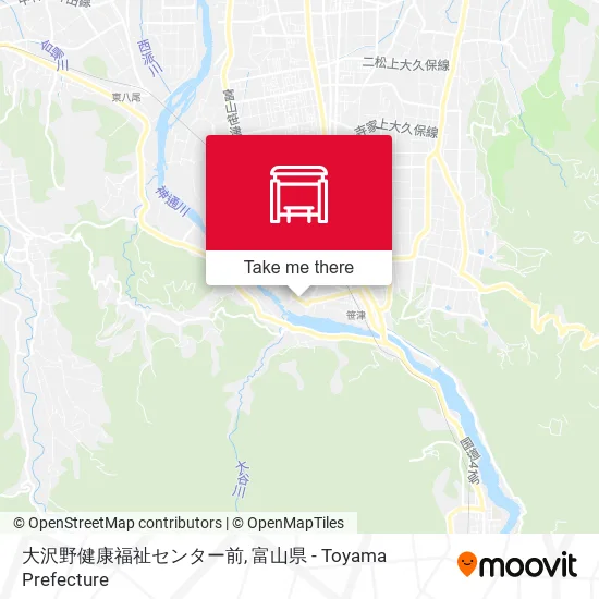 大沢野健康福祉センター前 map