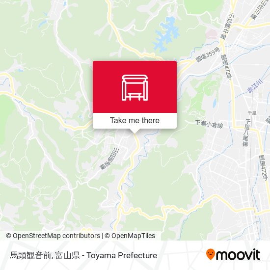 馬頭観音前 map