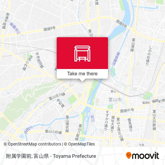 附属学園前 map