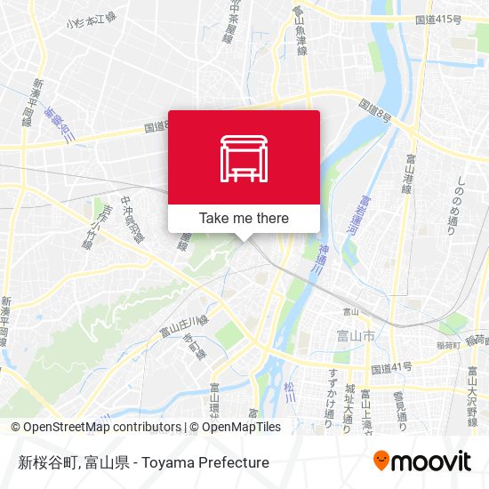新桜谷町 map