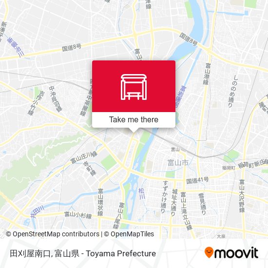田刈屋南口 map