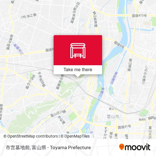市営墓地前 map