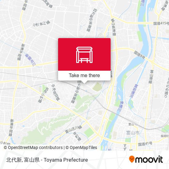 北代新 map