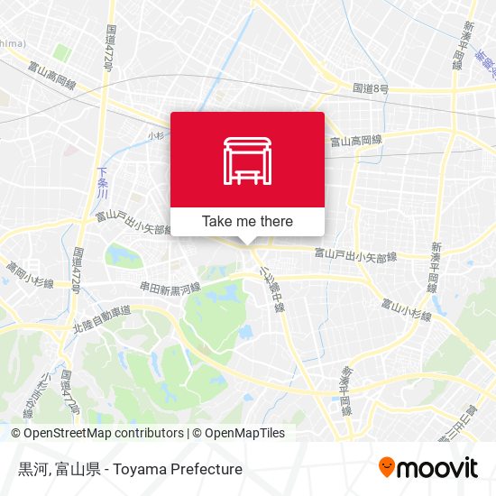 黒河 map