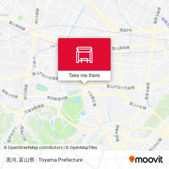 黒河 map