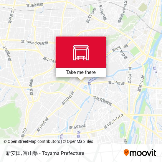 新安田 map