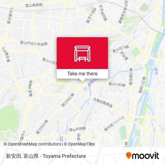 新安田 map