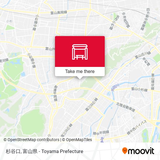 杉谷口 map