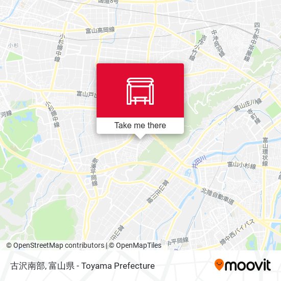 古沢南部 map