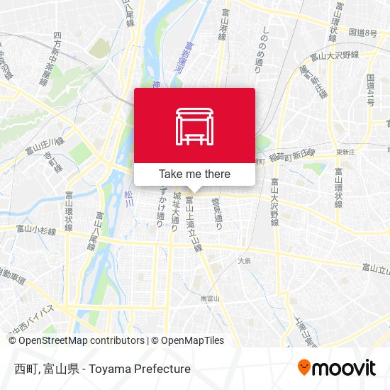 西町 map