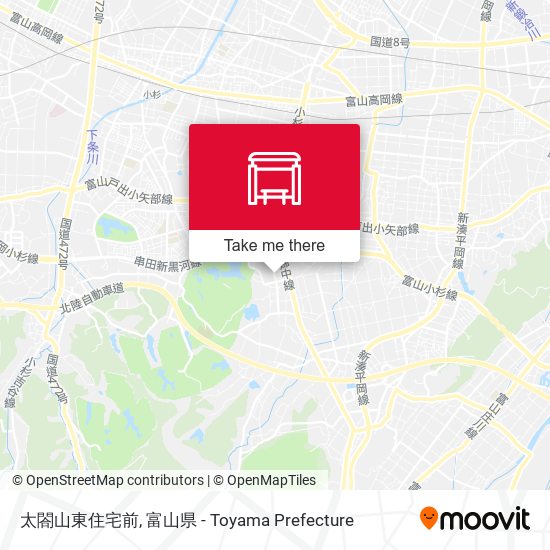 太閤山東住宅前 map