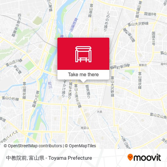 中教院前 map