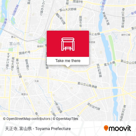 天正寺 map